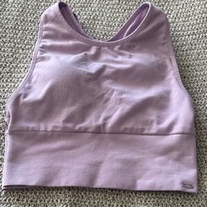 PINK Victoria's Secret Lavender Ribbed Top / sports bra